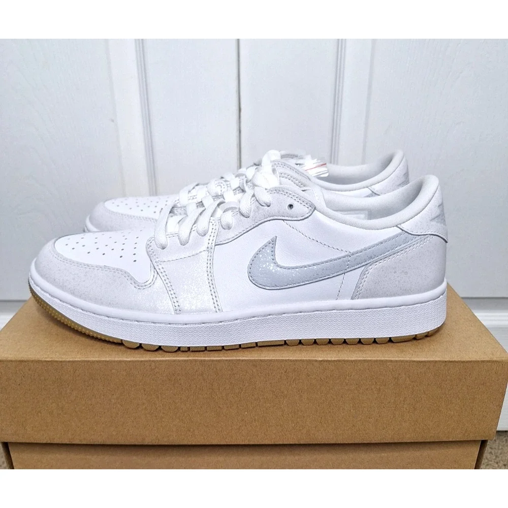 Air Jordan 1 Low G Spikeless Golf DD9315-111 White Gum size 10.5 No Box